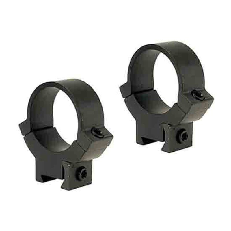 Warne Scope Mounts 7.3/22 Rings Fits 3/8 or 11mm Integrated Dovetail Rail 1 Tube Diameter High Height Solid Steel Matte Black Finish 722M