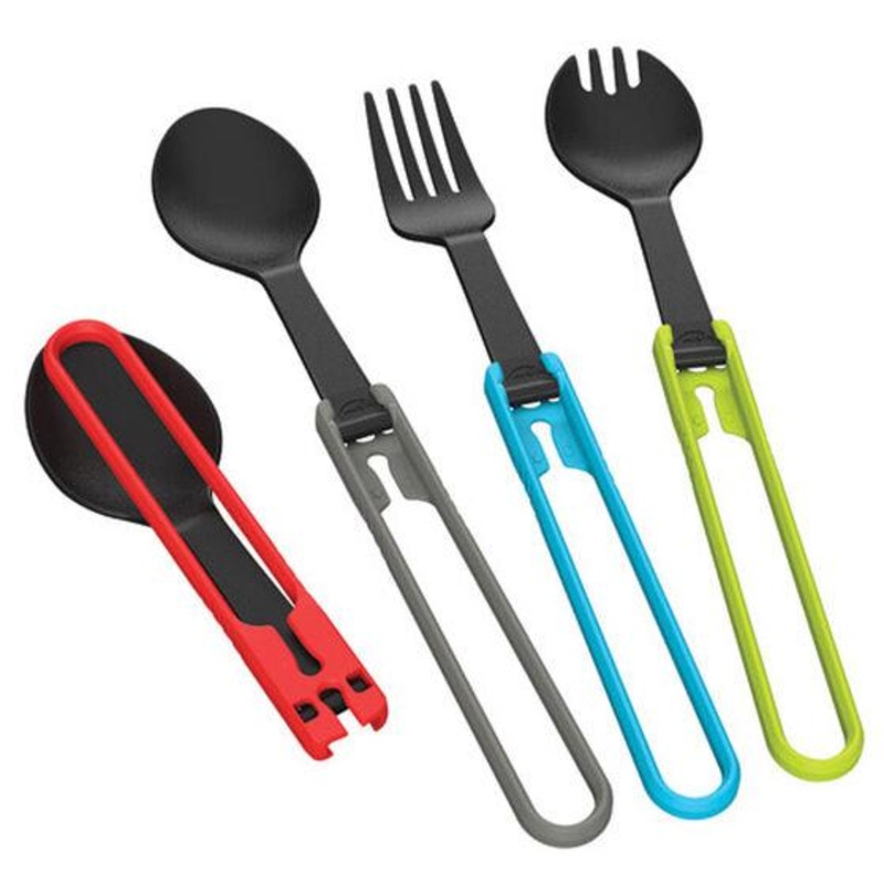 MSR Folding Spork|Red|Blue