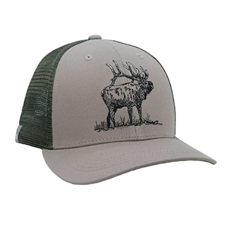 Repy Bugling Bull|Grey/Green|One Size
