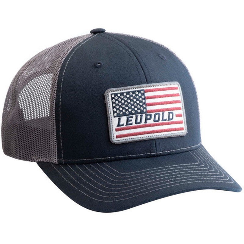 Leupold Flag Trucker Hat|Navy