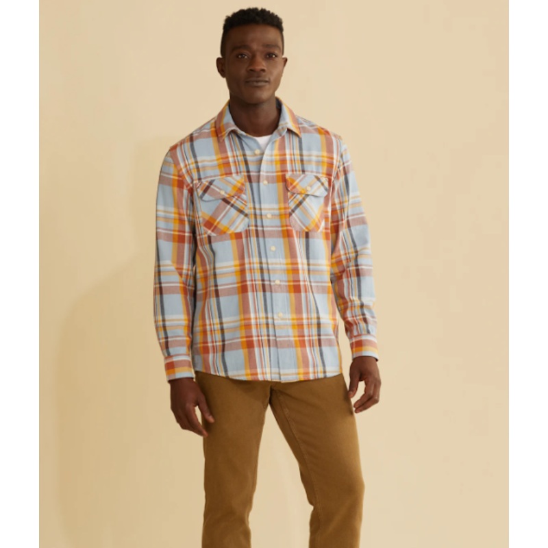 Pendleton Men's Plaid Beach Shack Cotton Shirt