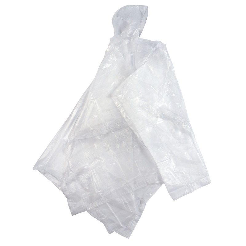 Stansport Peva Vinyl Poncho|70 x 90|Clear