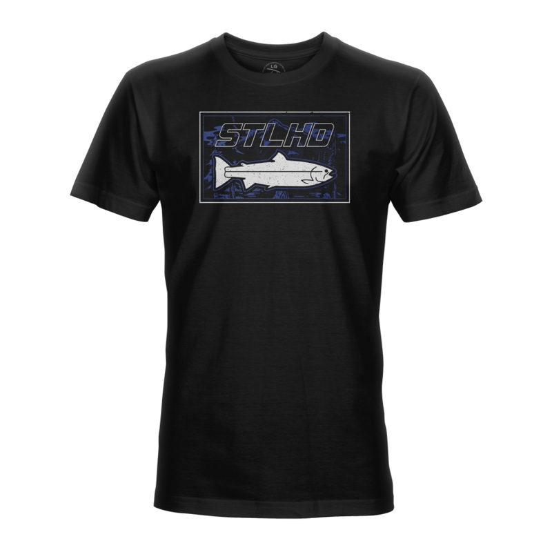 STLHD Mens Backcountry Tee|Black|M