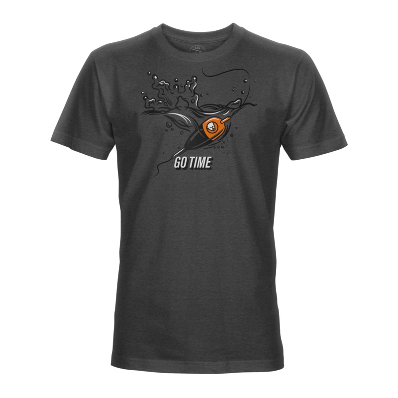 STLHD Mens Go Time Tee|Charcoal|L