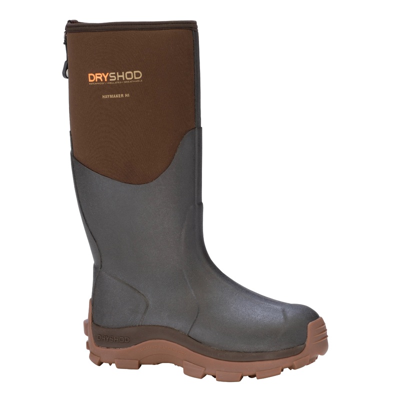 Dryshod Haymaker Men's Hi|Brown/Peanut|9|10|11|12|13
