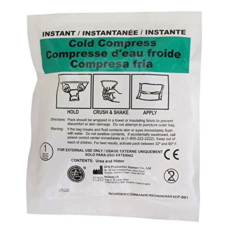 Adventure Medical Kits 0155-0278 Instant Cold Compress 6-1/2 X 9-1/4 1 Bag