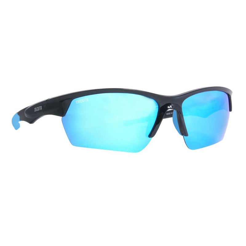 Calcutta Balos Sunglasses|Shiny Black|Blue Mirror