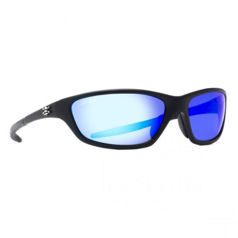 Calcutta Palm Sunglasses|Matte Black|Blue Mirror Lens 62mm