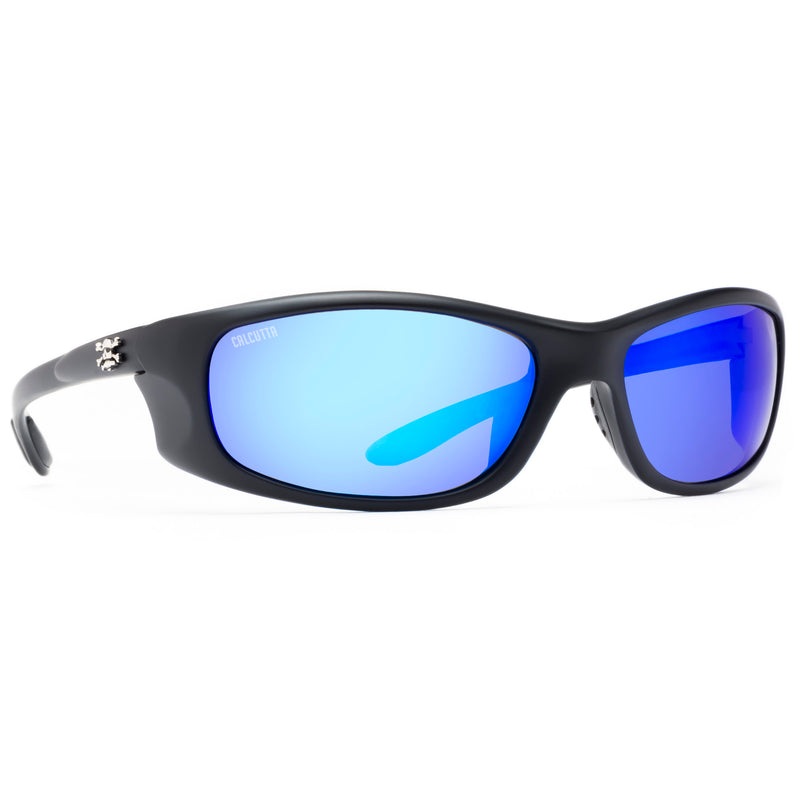 Calcutta San Jose Sunglasses|Matte Black|Blue Mirror Lens 61mm
