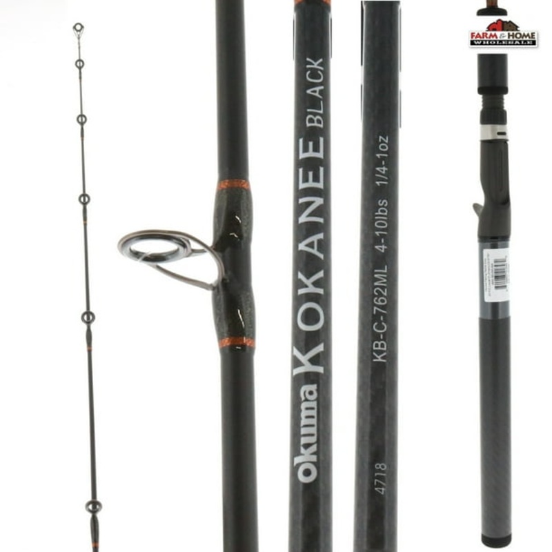 Okuma Kokanee 2-Piece 7' 6 Medium Light Casting Rod (Adult)