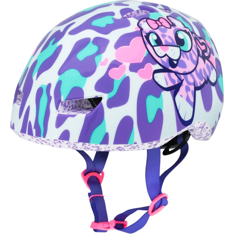 Raskullz Fit System Helmet|Lil Leapord Purple|O/S