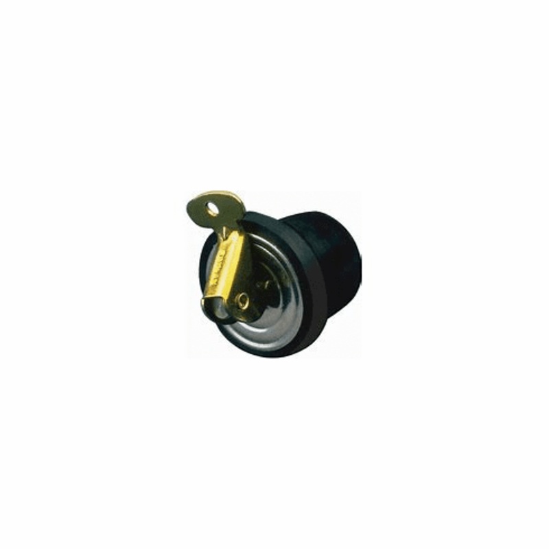 Sea dog Brass/Neoprene Baitwell Plug - 1/2 Pair