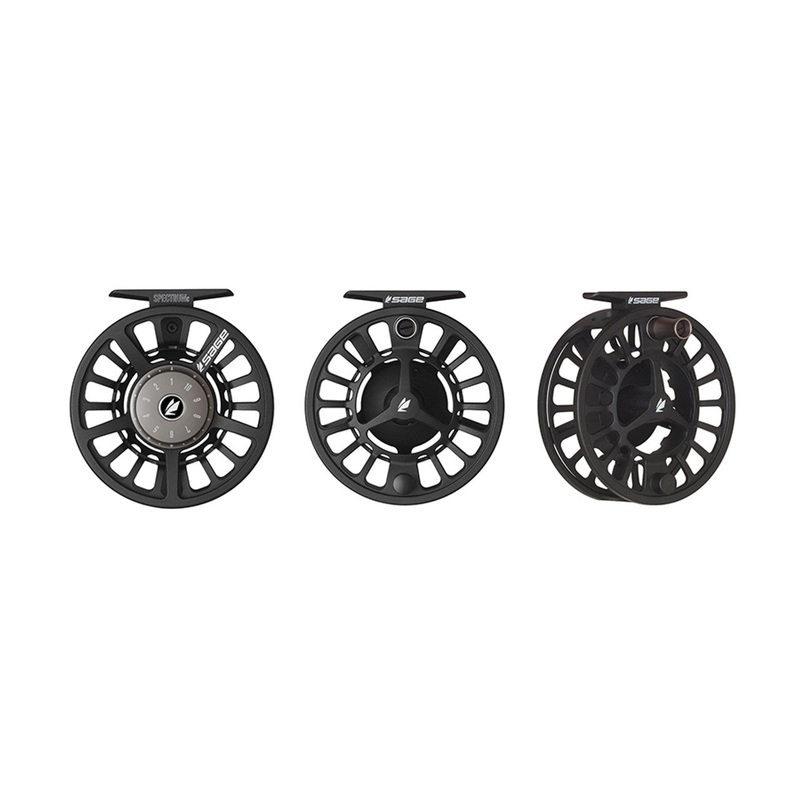 Spectrum C Reel Black 7-8wt - Right Retrieve