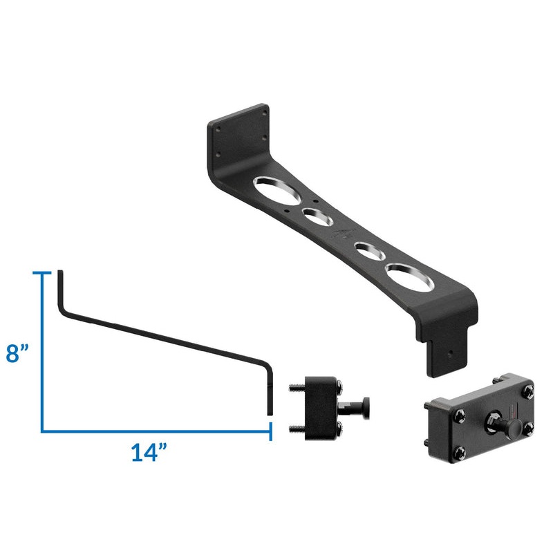 Fish Fighter (QRS)Quick Release 8x14 Rod Riser Sold Each (5Lbs) (Box#24 20x6x4).