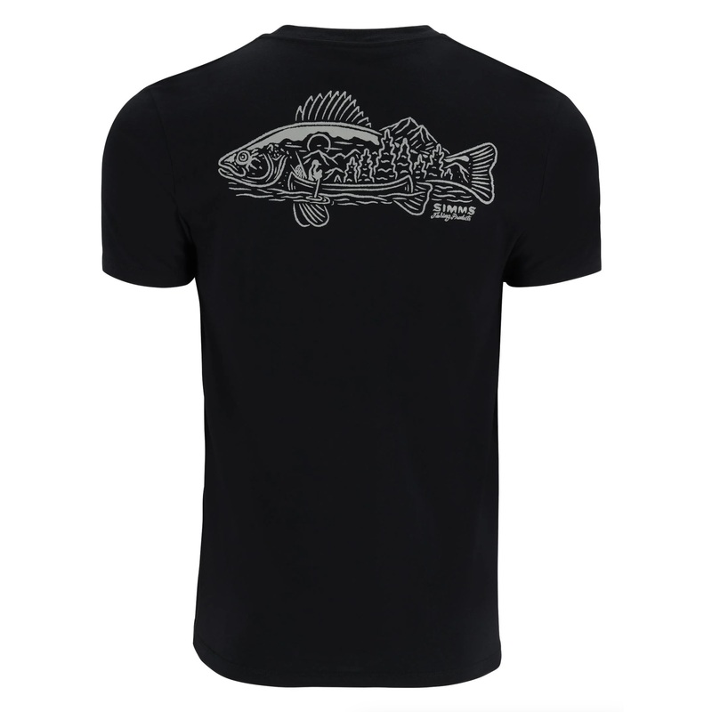 Simms Walleye Scene T-Shirt Men's