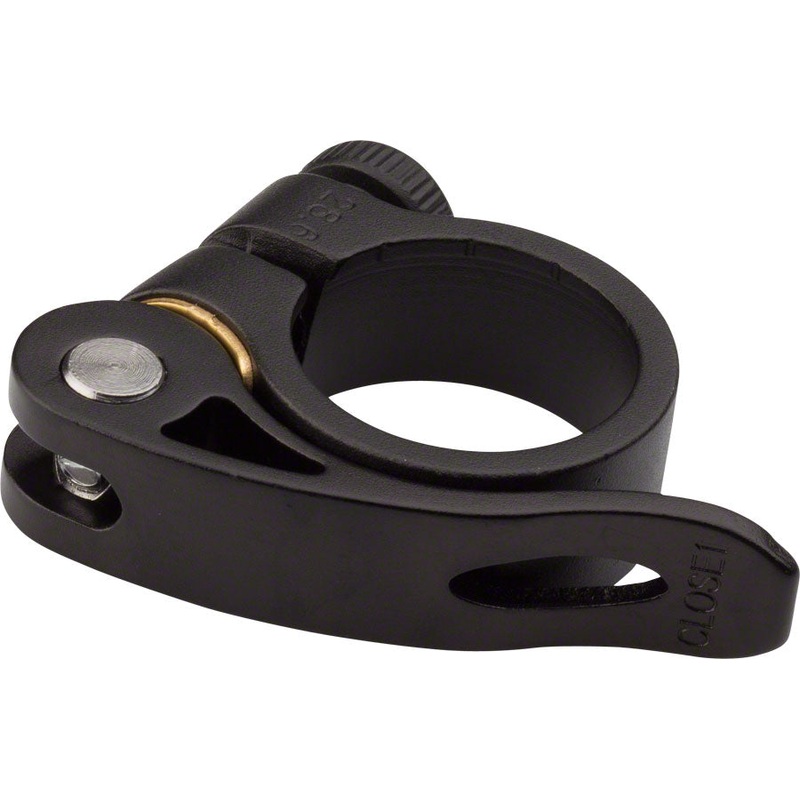 Zoom Alloy Seatpost Clamp - 28.6mm QR Black