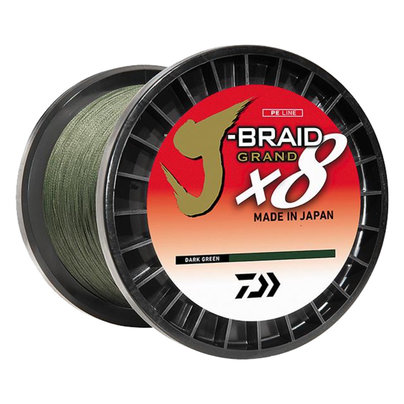Daiwa J-Braid X8 Grand Braided Line - Dark Green