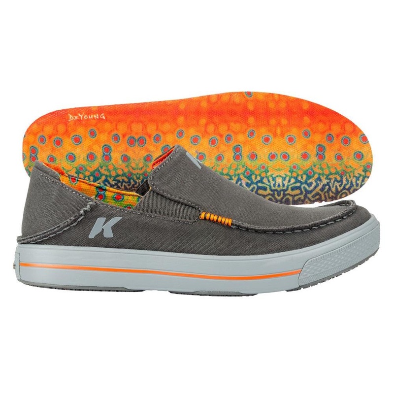 Korkers Fish Moc Brook Trout w/ Fixed Kling-On Deck Sole