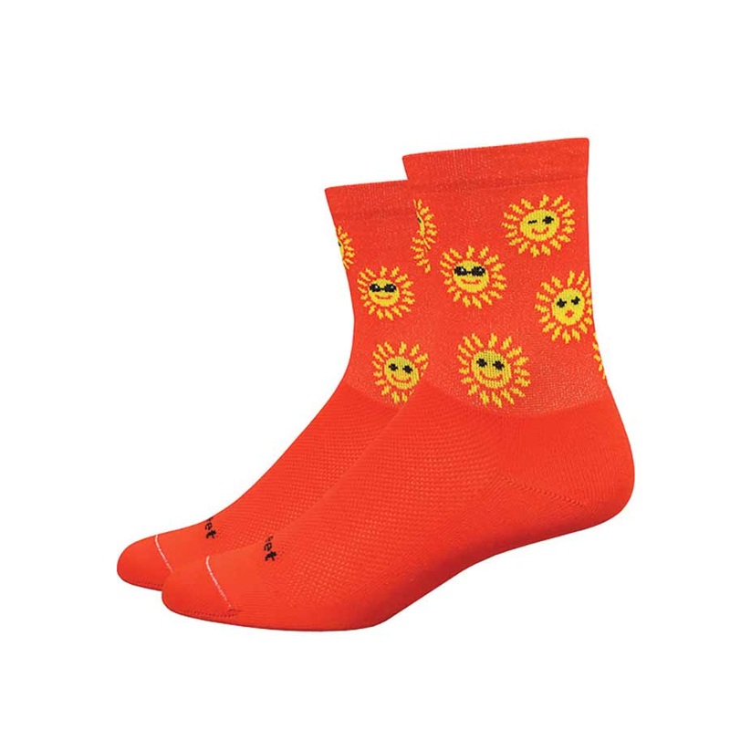 DeFeet Aireator 4 Socks|Poinciana/Yellow|M|S