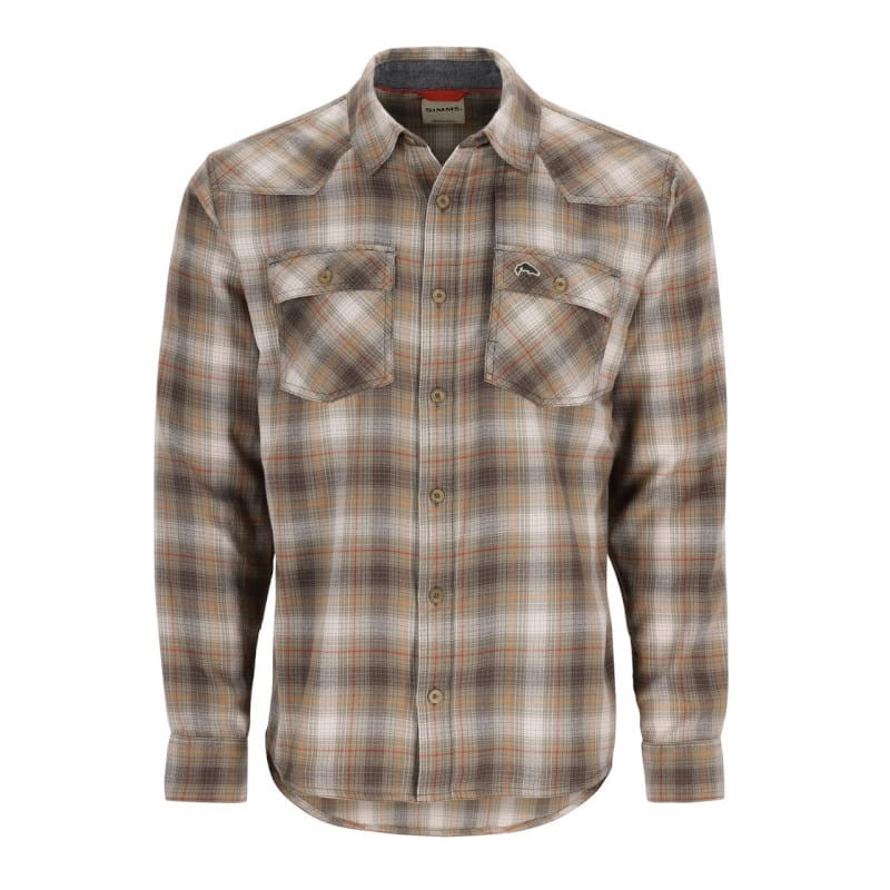 Simms Santee Flannel Men's|Bayleaf/Sunglow Pane Ombre|L