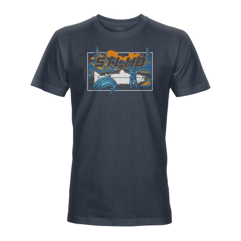 STLHD Leter Rip Tee Mens|Grey|S|M|L|XL|XXL|XXXL