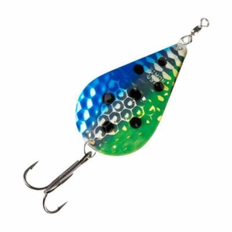 SIMON WOBBLER 60-BIG HMD - Slash Chartreuse and Gold WithGreen Dot