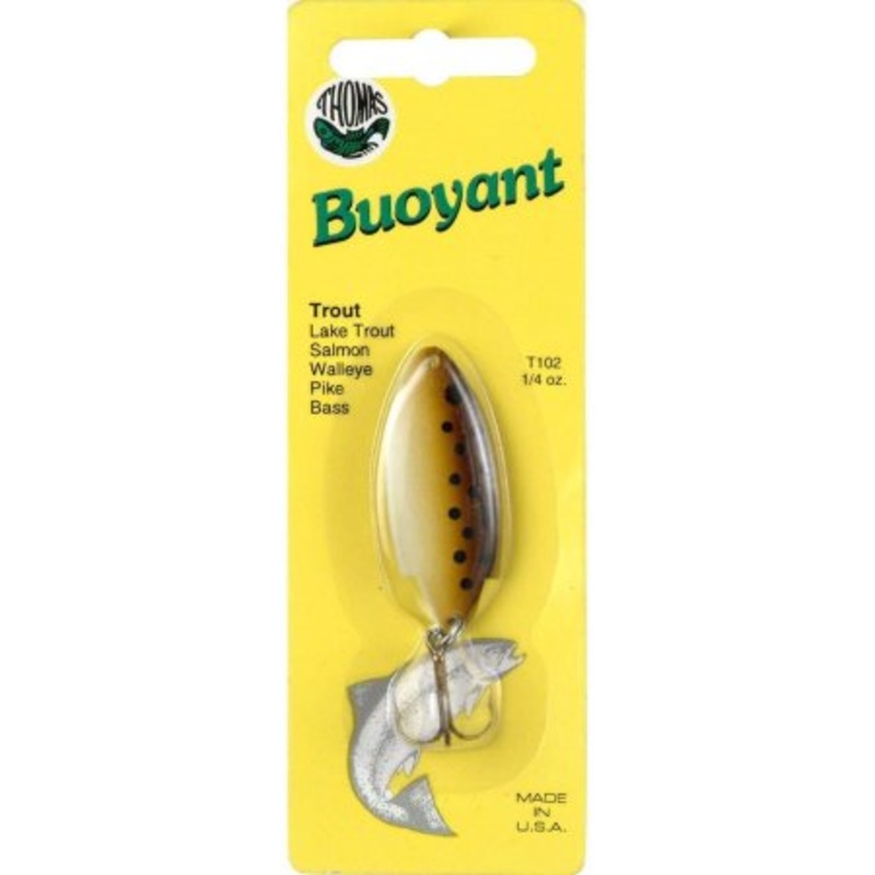 Thomas Lures Buoyant Minnow Spoon Brown Trout