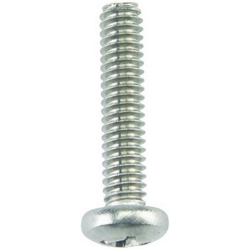 Hillman 18-8 Stainless Steel Pan Head Phillips Machine Screw 1/4 x 1-1/4 - 100 Pack