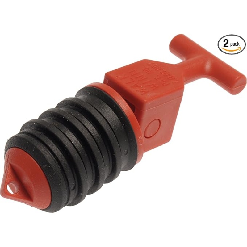 Hillman Floating Drain T Plug, 1-Inch - 2 Pack