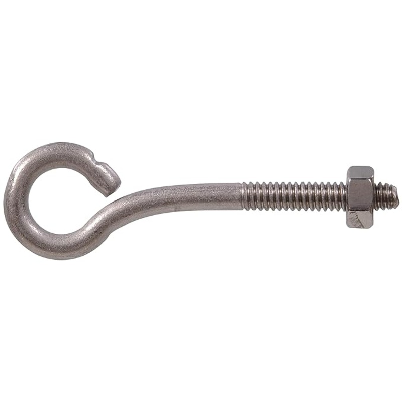 Hillman Stainless Steel Eye Bolt with Nut (1/4-20 x 3) - 5 Pack