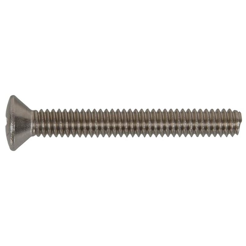 Hillman Stainless Steel Oval Head Phillips Machine Screw, 1/4-Inch x 1-1/4-Inch - 50 Pack