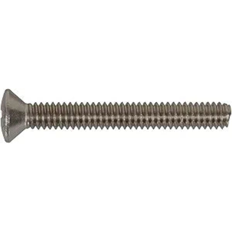 Hillman Stainless Steel Oval Head Phillips Machine Screw, 1/4-Inch x 1-Inch - 100 Pack