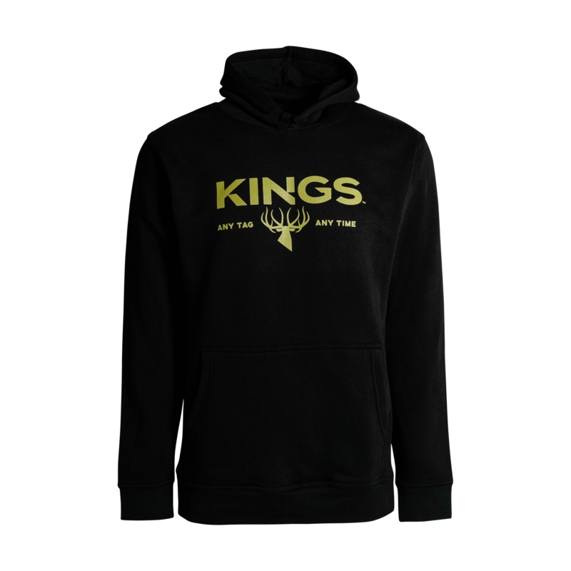 King's Camo Logo Hoodie|Black|Charcoal|S|M|L|XL|XXL|XXXL