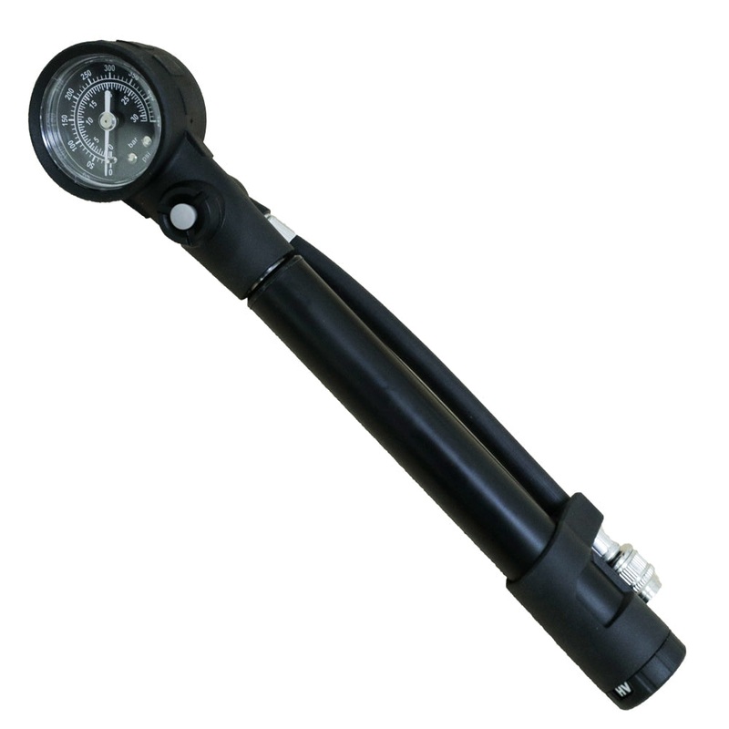 Serfas 2 In 1 High Pressure Shock/Tire Mini Pump (450Psi)