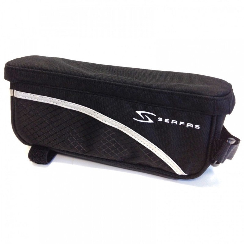 Serfas Solid Top Stem Bag|Black|Medium|Small